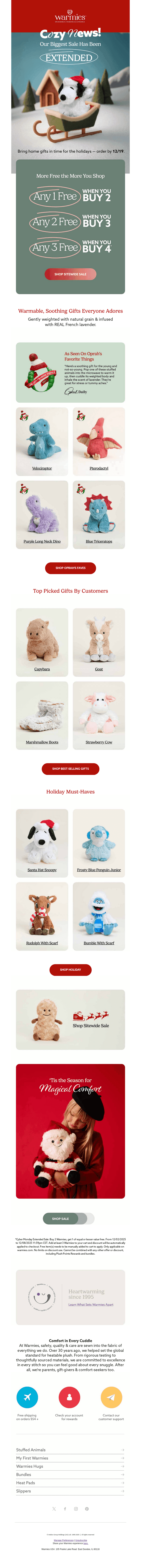 Sitewide sale EXTENDED!