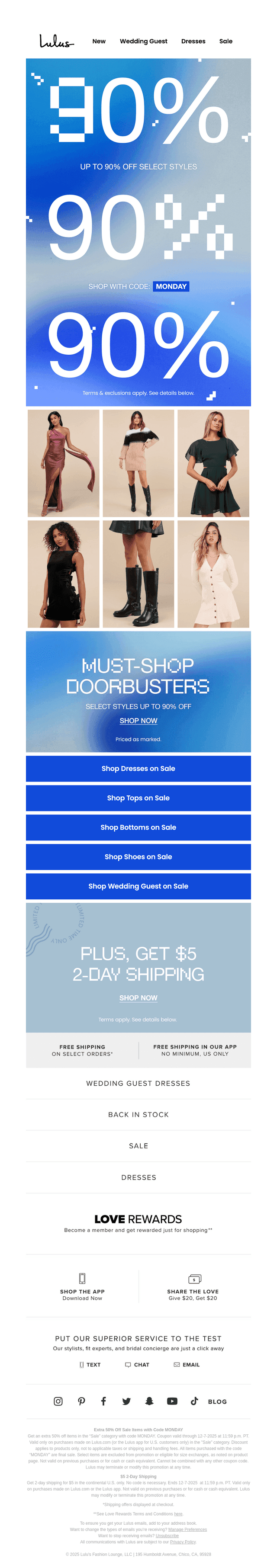 OMG Doorbusters 🫢 Up to 90% OFF