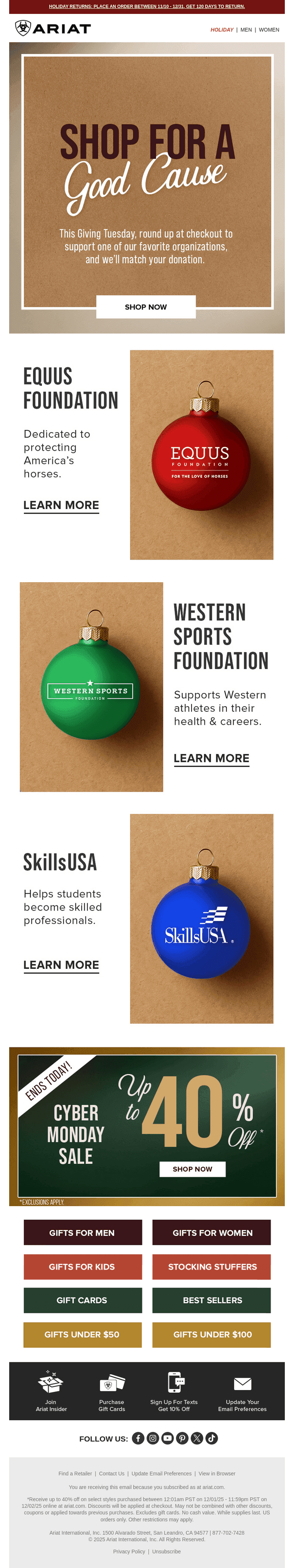 Give Back While You Shop
