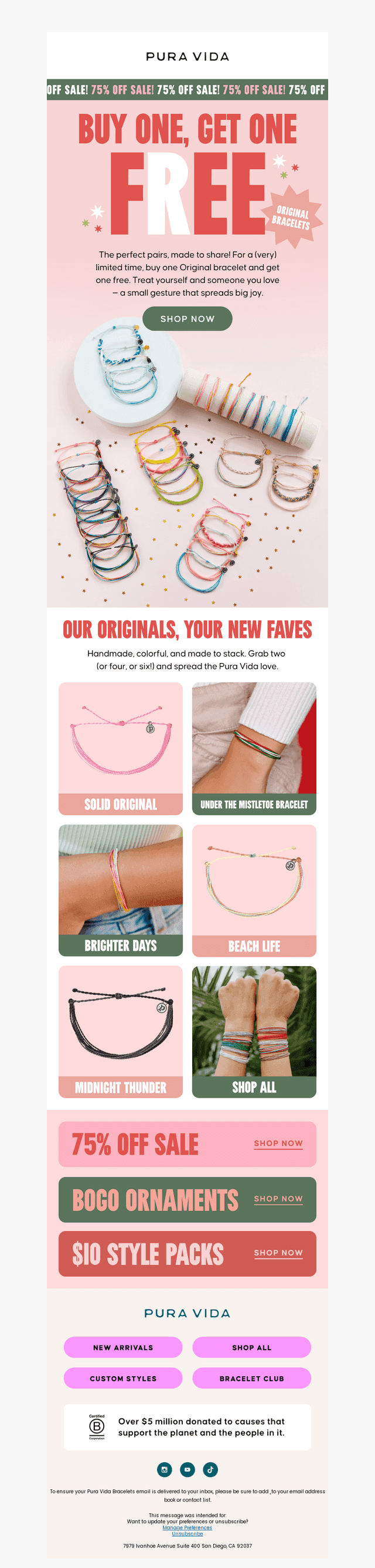 Buy One, Give One 💕 Original Bracelets