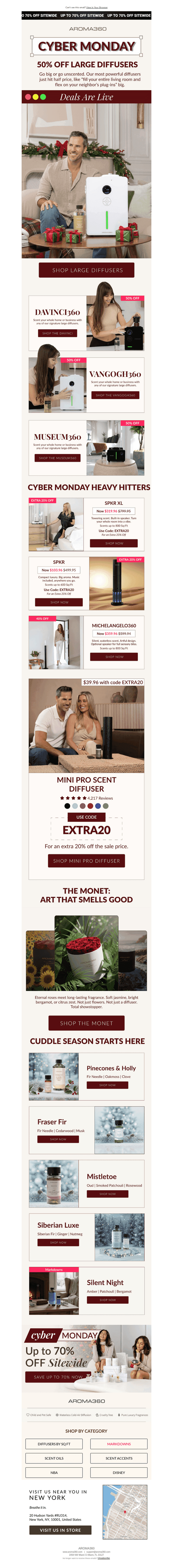 Aroma360 email from Tue, Dec 2, 2025