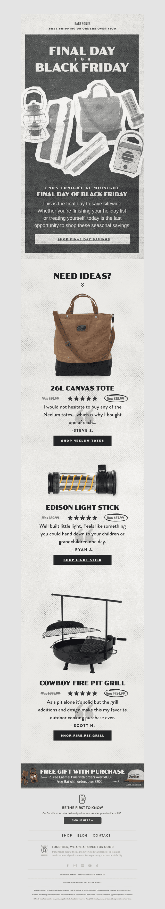 Black Friday Deals End Tonight