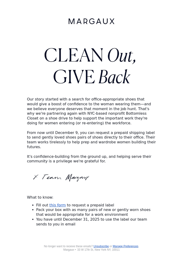Help us donate work-ready shoes