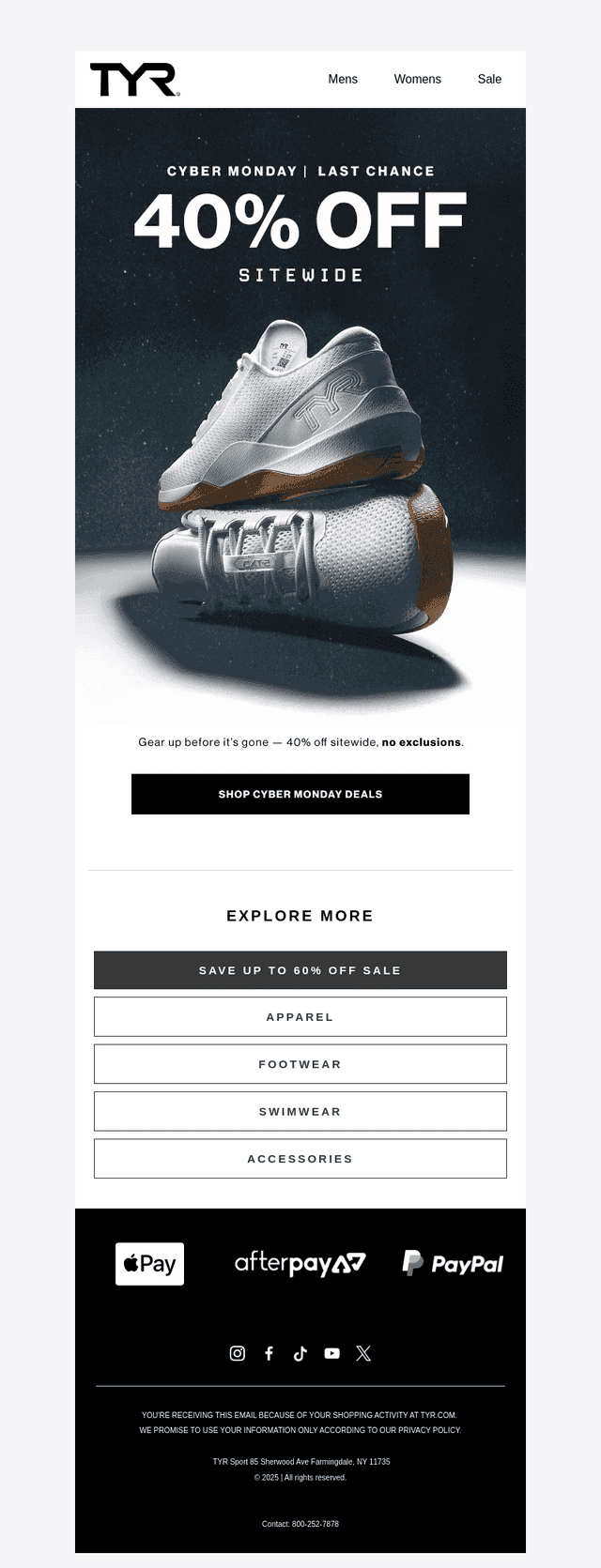 Last Chance: 40% Off Sitewide