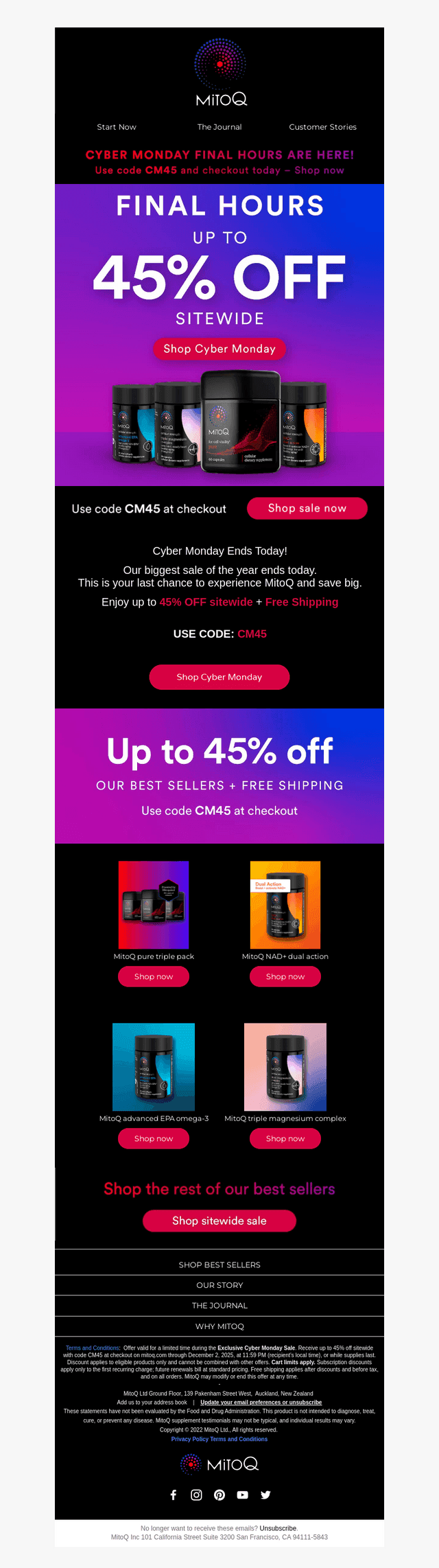 Final Call: Cyber Monday Ends Now ⏰