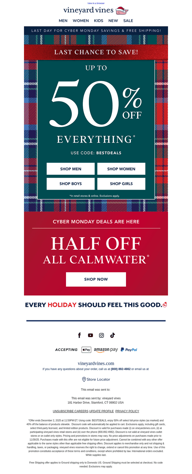 THIS IS IT‼️ Up To 50% OFF EVERYTHING Ends Tonight