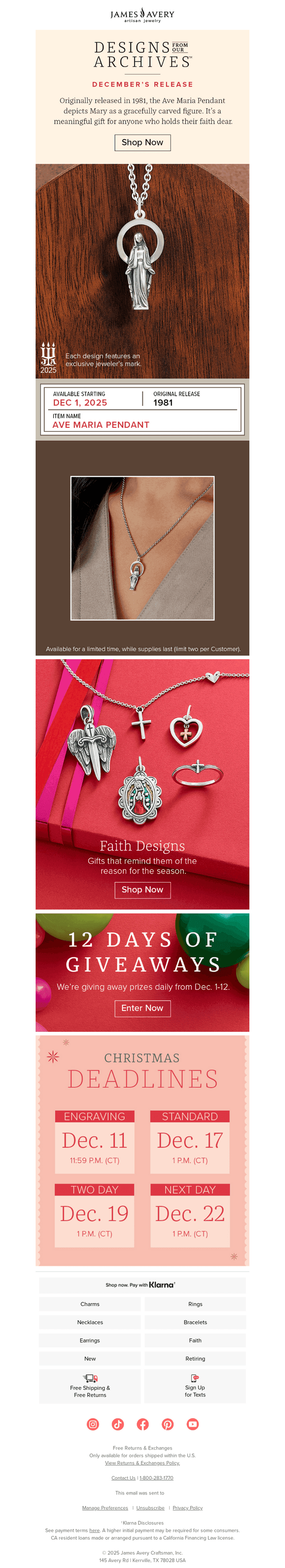 Designs From Our Archives™: December’s Release