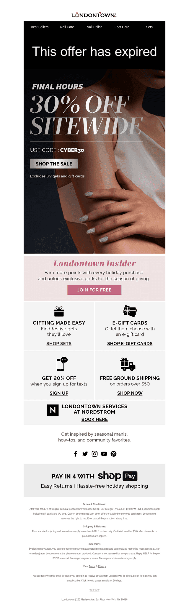 FINAL HOURS: 30% Off Sitewide 💅