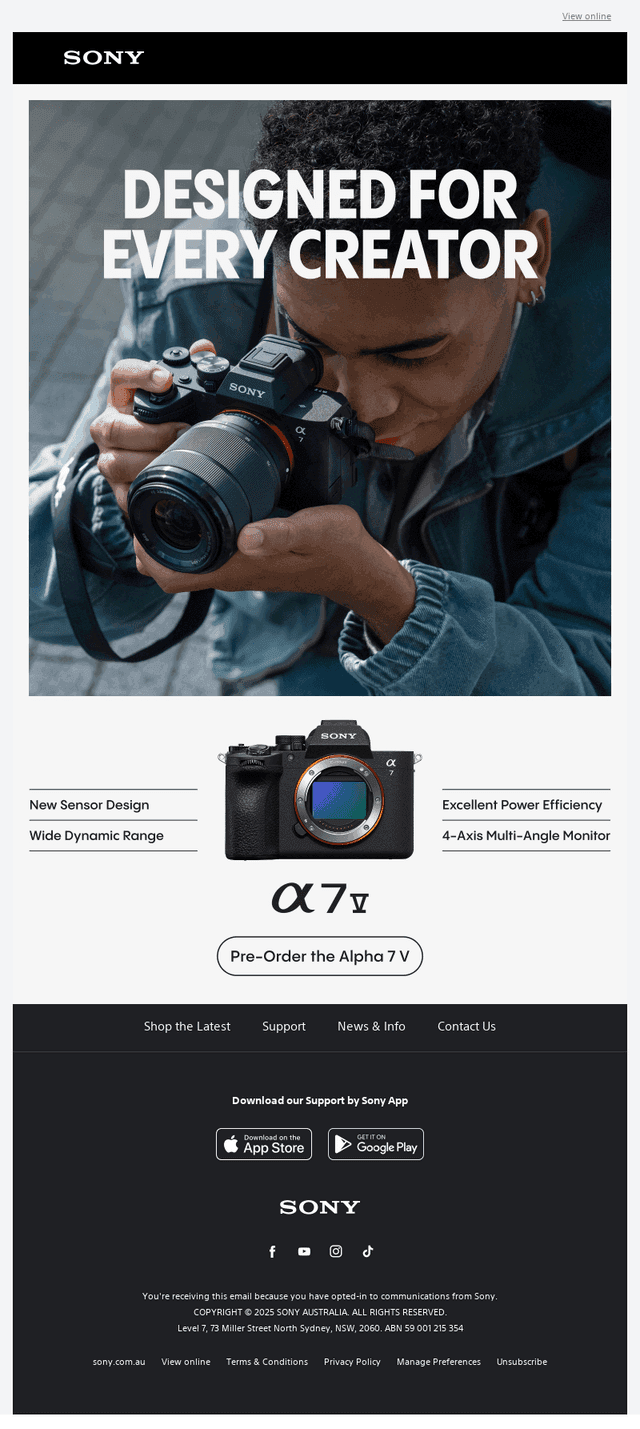 Meet the NEW Alpha 7 V 📷