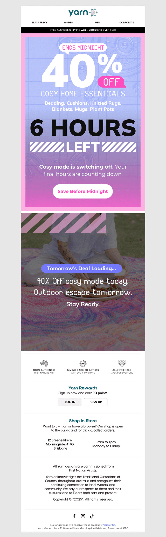 Last Chance for 40% Off Cosy Home Essentials