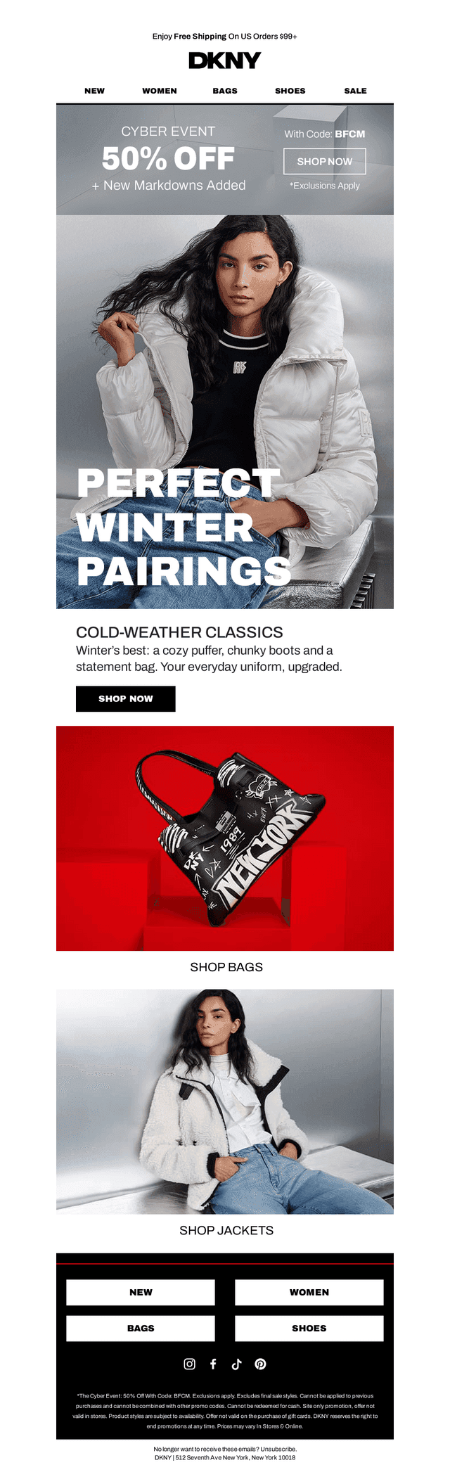 Cyber Event: 50% OFF + New Markdowns