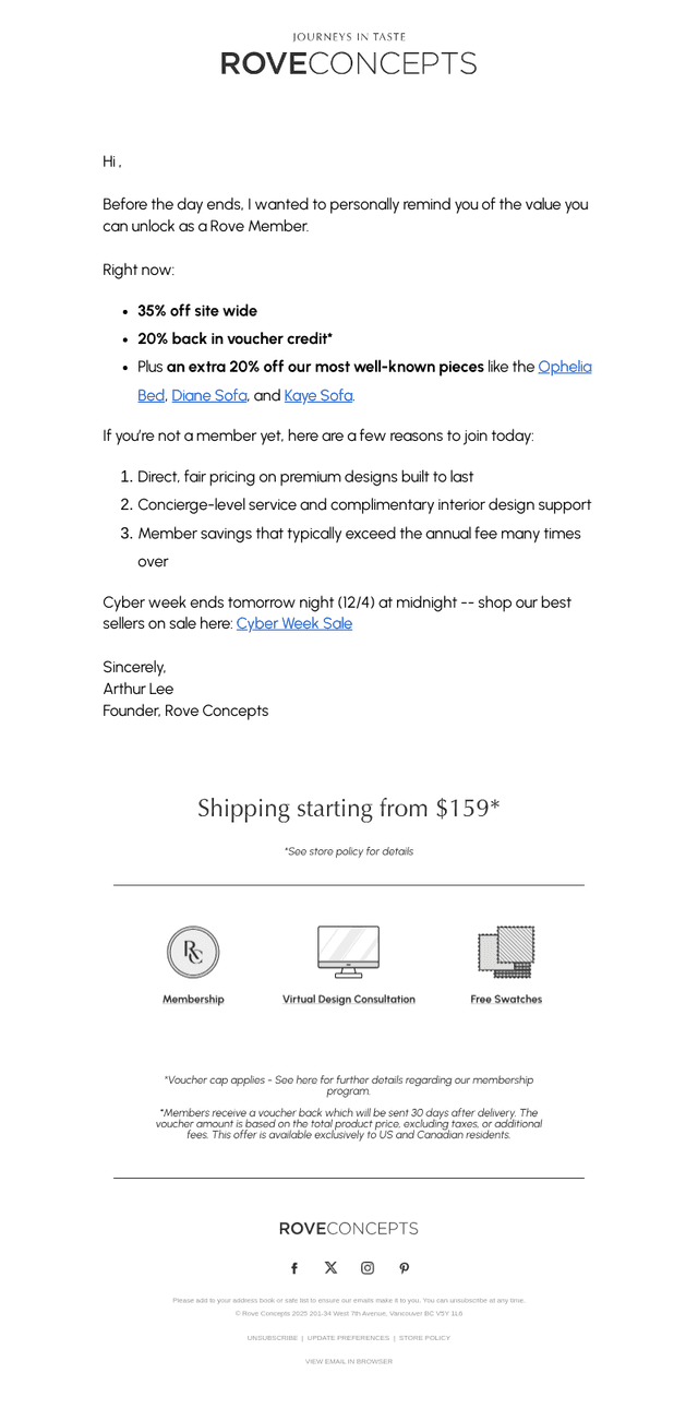 Note From The Founder