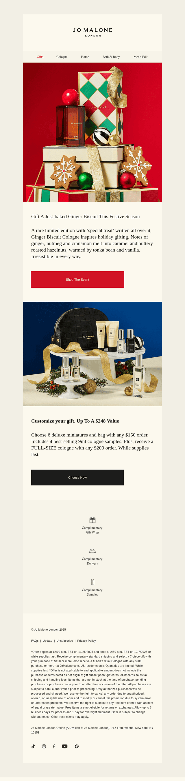 Jo Malone email from Thu, Dec 4, 2025