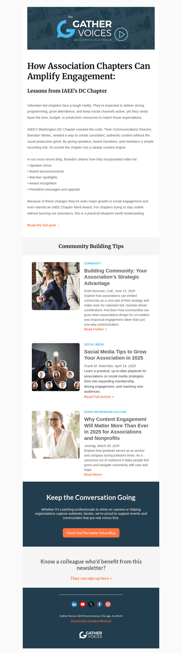 Gather Voices email from Thu, Dec 4, 2025