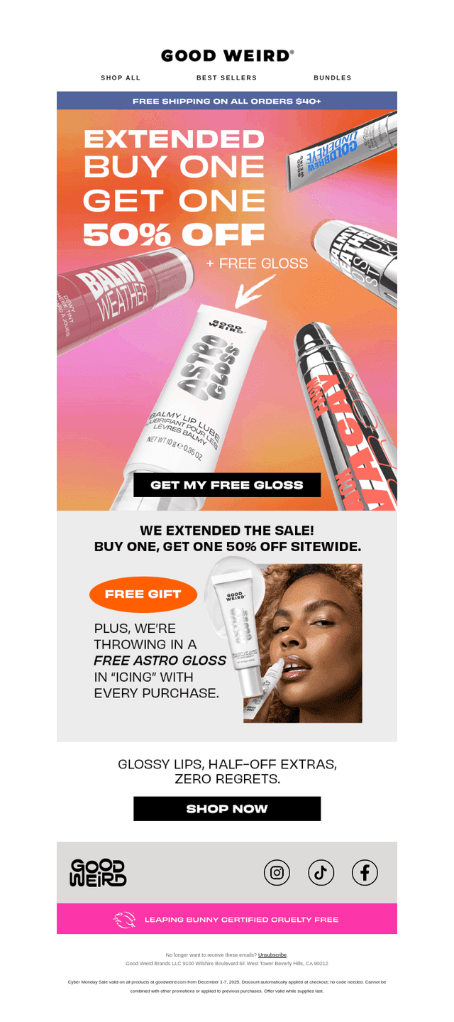 Good Weird email from Thu, Dec 4, 2025