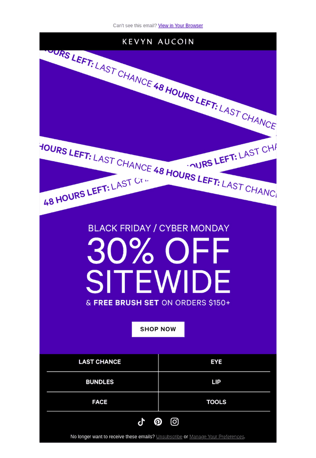Two Days Left! 30% OFF SITEWIDE