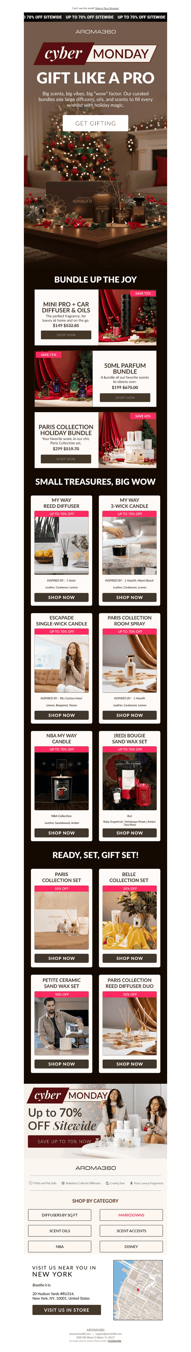 Aroma360 email from Fri, Dec 5, 2025