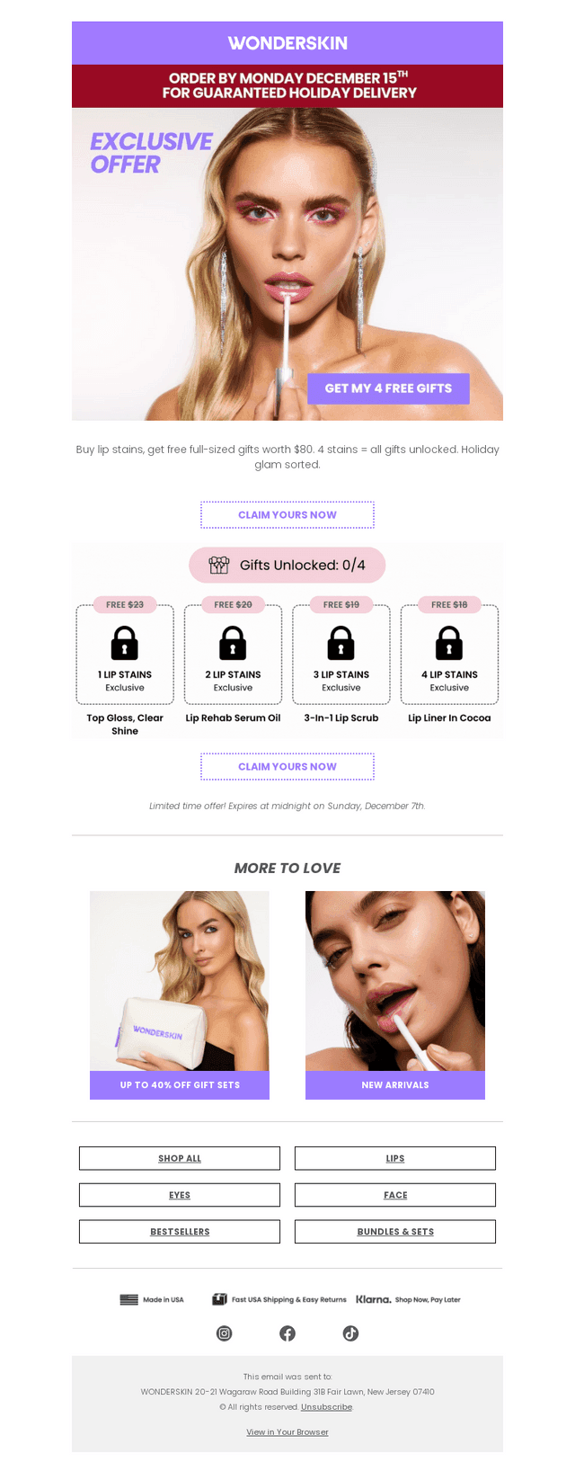 4 FREE Gifts