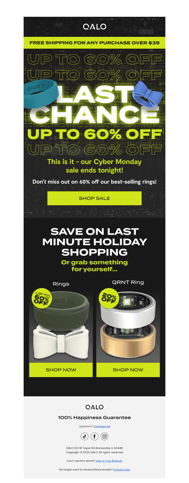 LAST CHANCE for 60% off