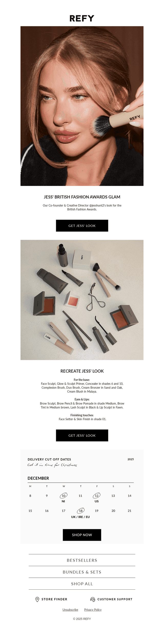 Jess Hunt's BFAs glam
