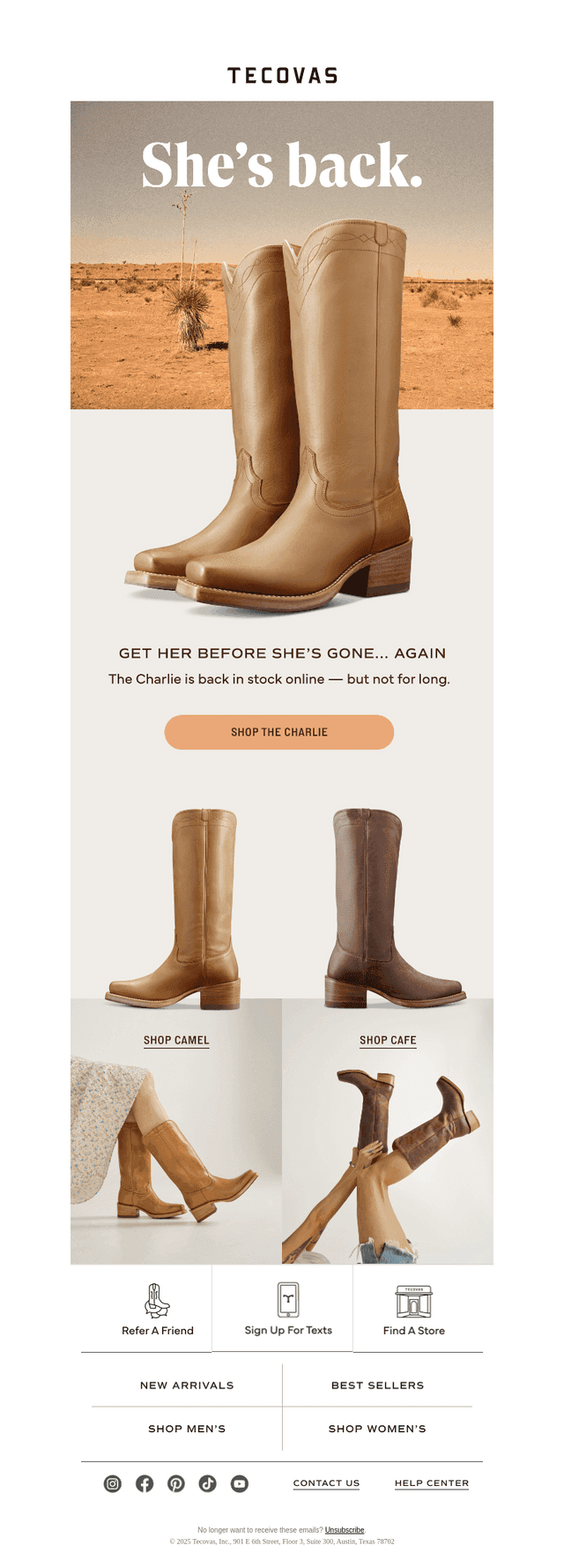 Our most-waitlisted boot ever is back in stock