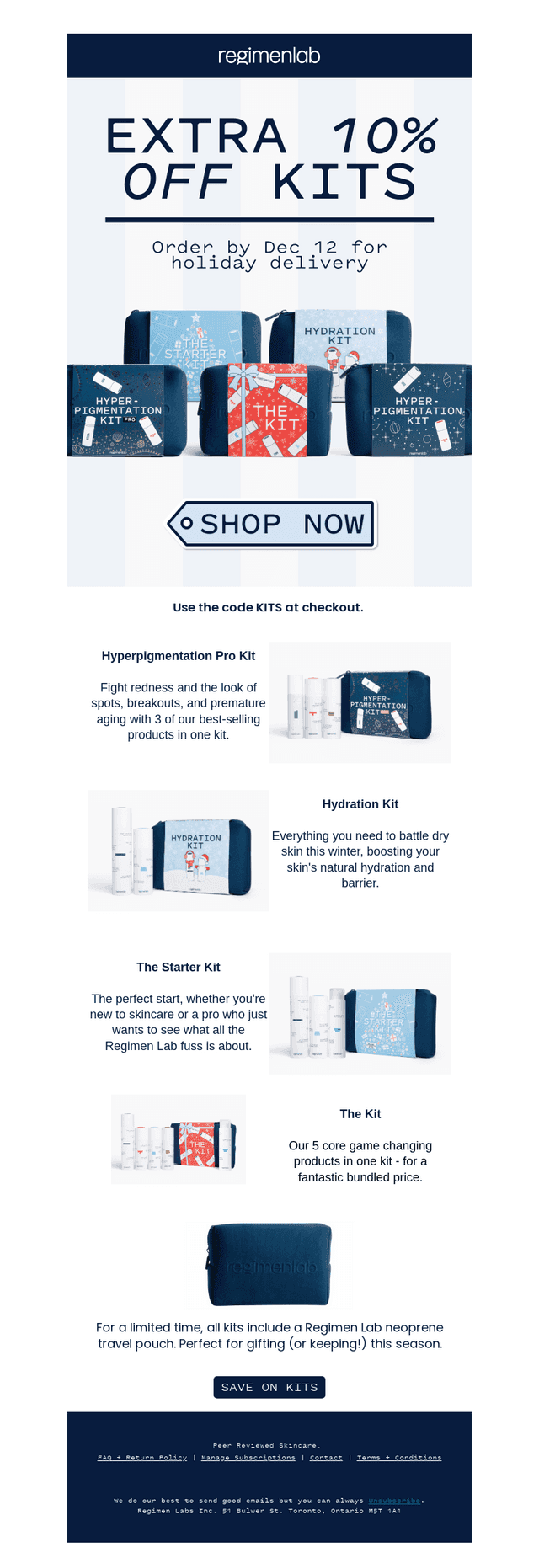 Psst ... get an extra 10% off Kits