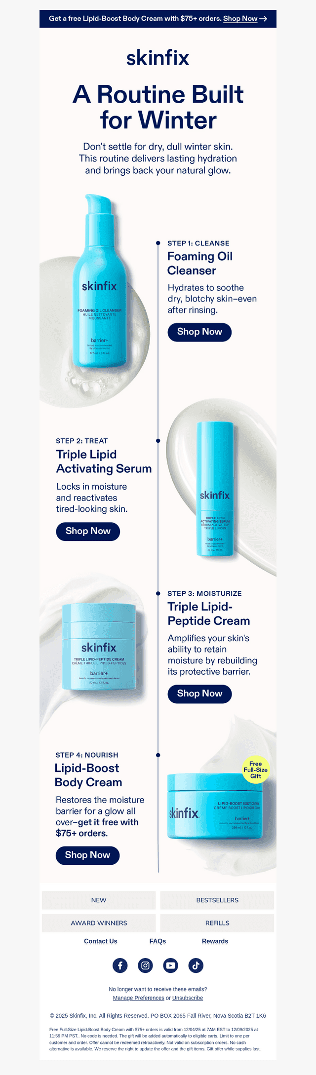 Layering For Winter: Skincare Edition ❄️