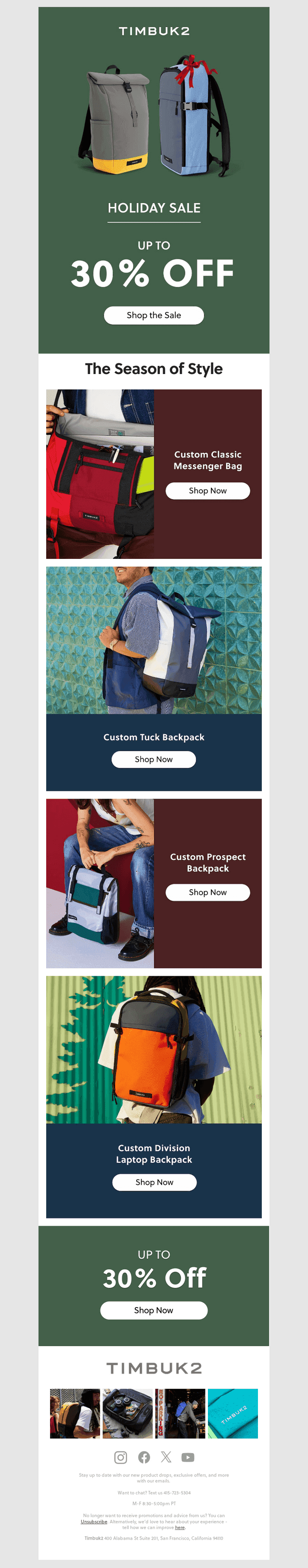 Designed by you | up to 30% Off