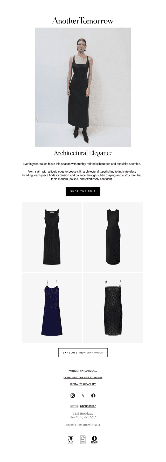 Eveningwear, Refined