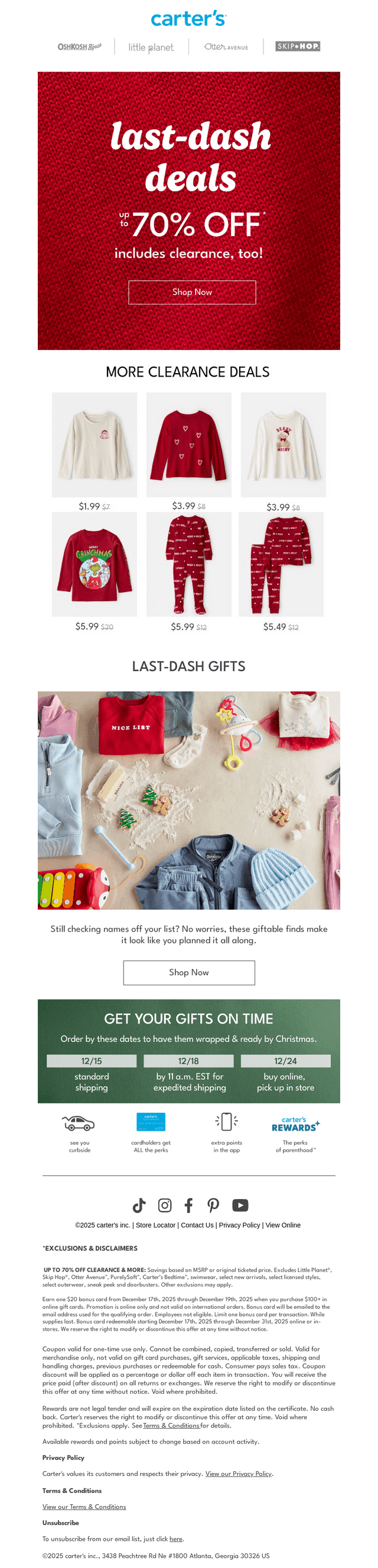Unwrap up to 70% off! (Including clearance) 🎁