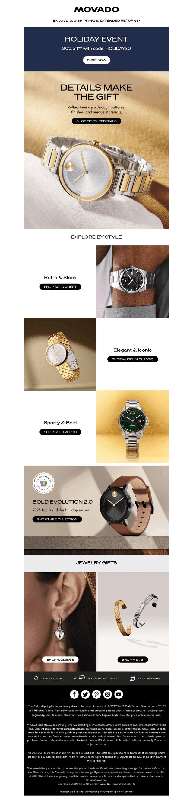 Enjoy 20% off gifts