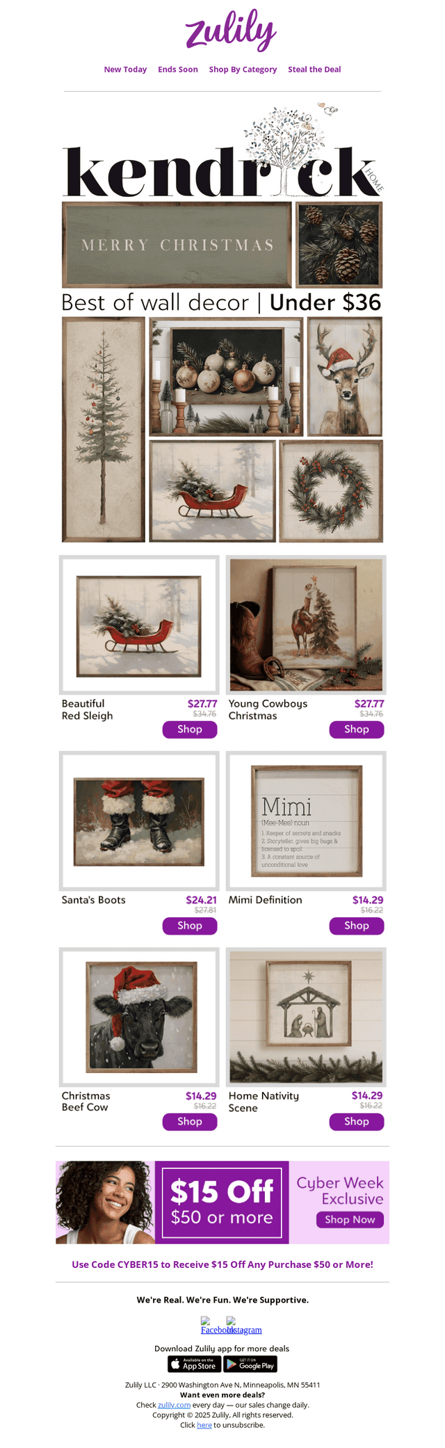 Holiday wall décor steals under $36 🎄