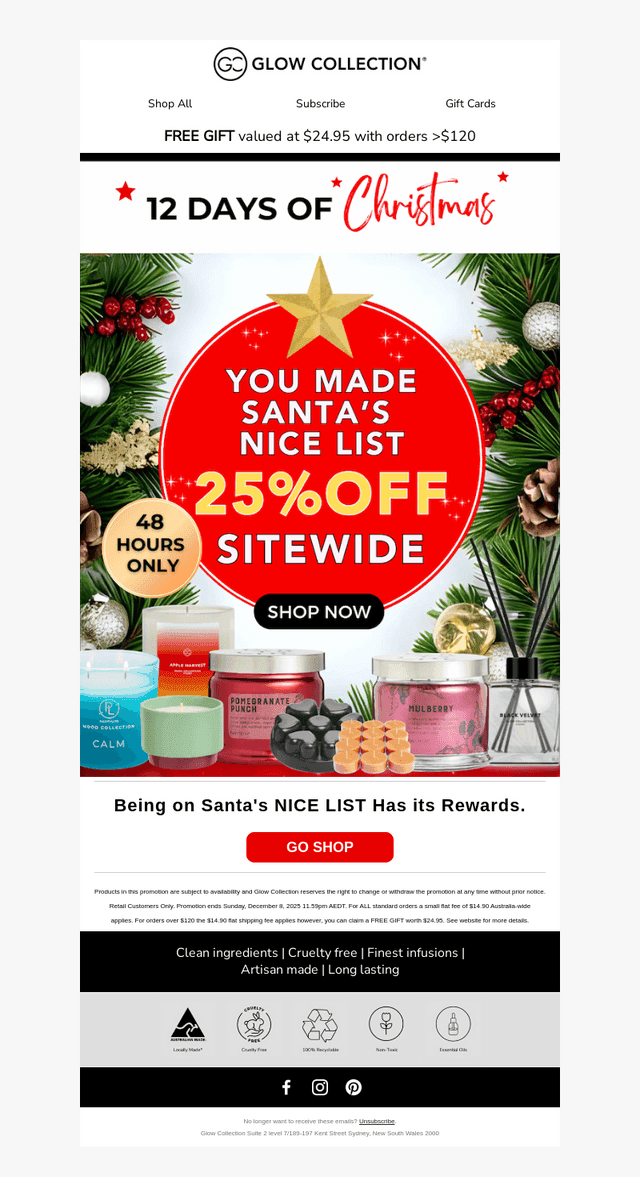 You Made Santa's Nice List