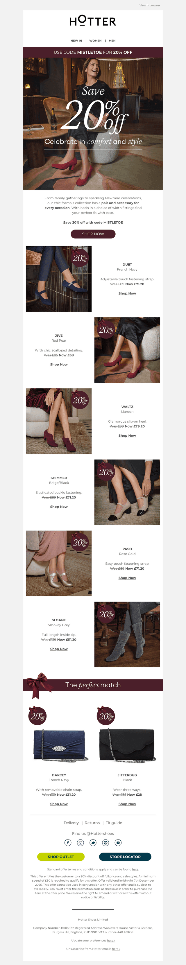 Formals for every celebration | 20% off