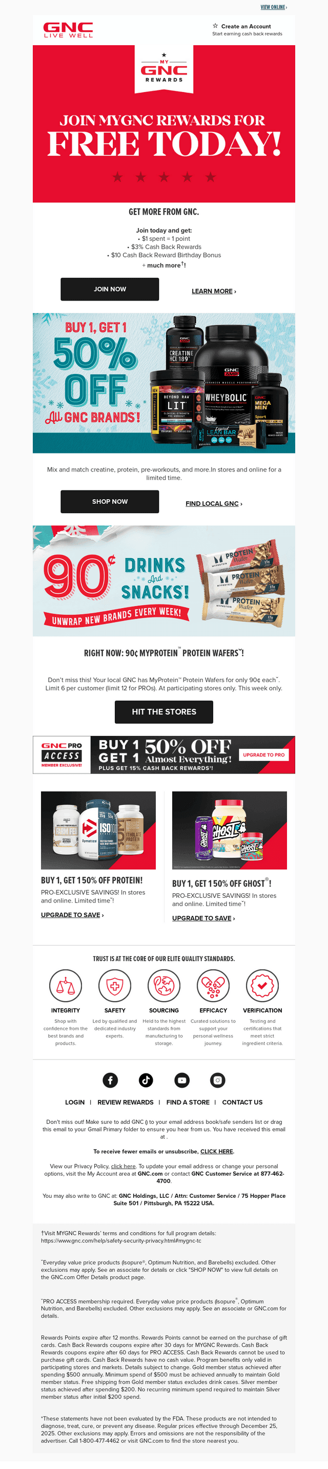Your GNC Rewards Are Waiting 👀