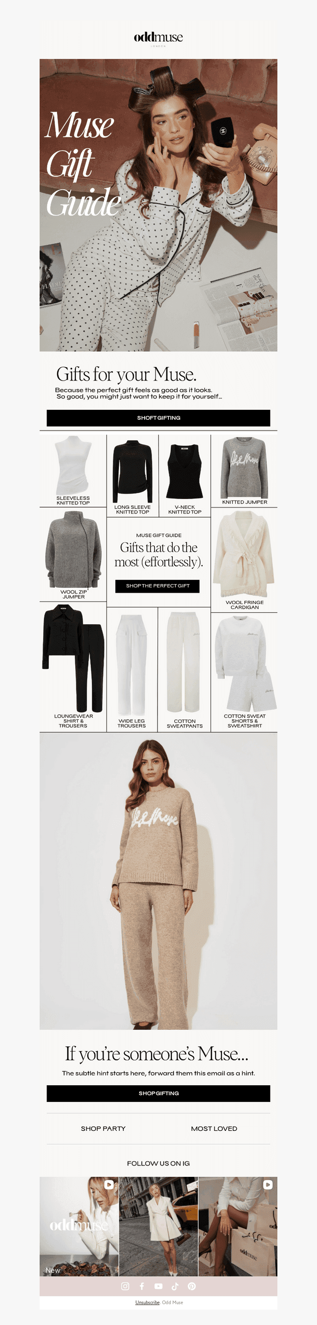 GIFTS FOR YOUR MUSE