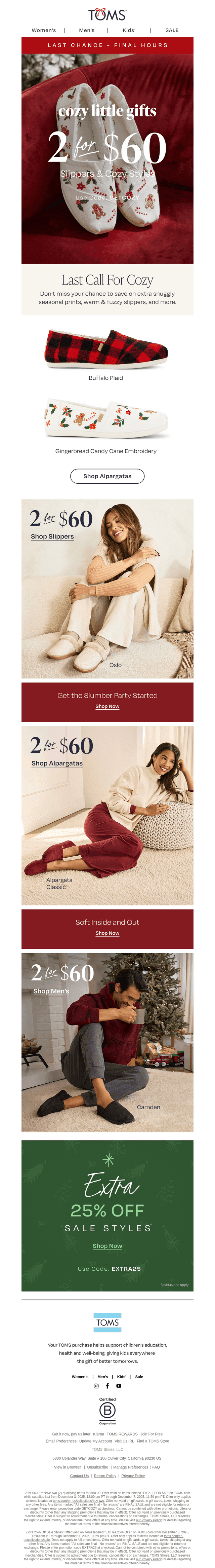 ⚡ FINAL HOURS: Get Cozy With 2 for $60 Styles ⚡