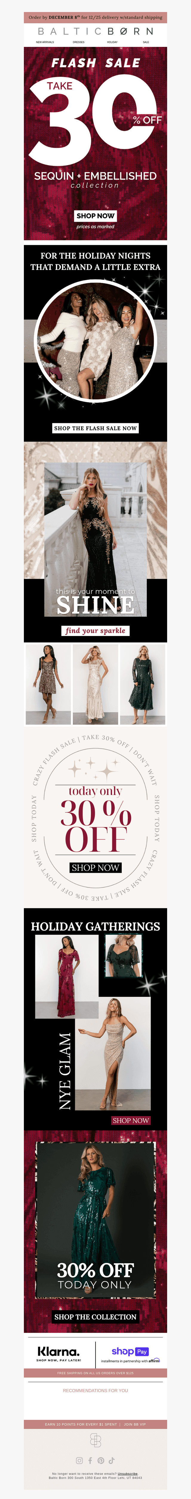 30% OFF Embellished Styles 💎