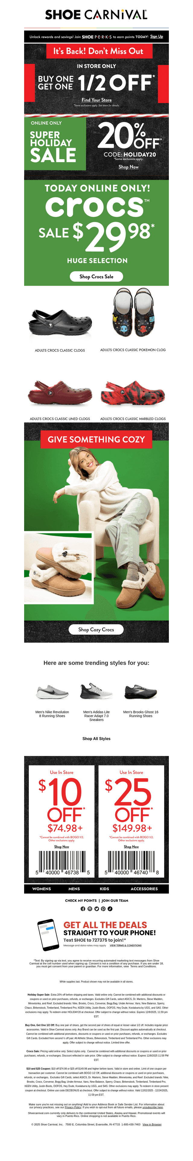 Today Only: Crocs Under $30