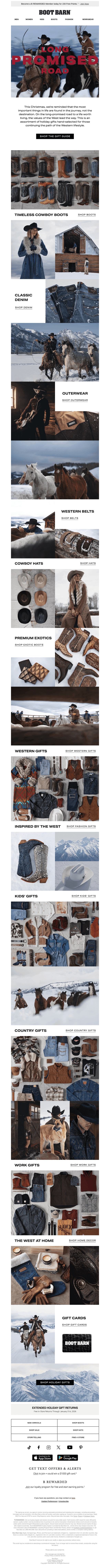Shop Boots & More for Christmas