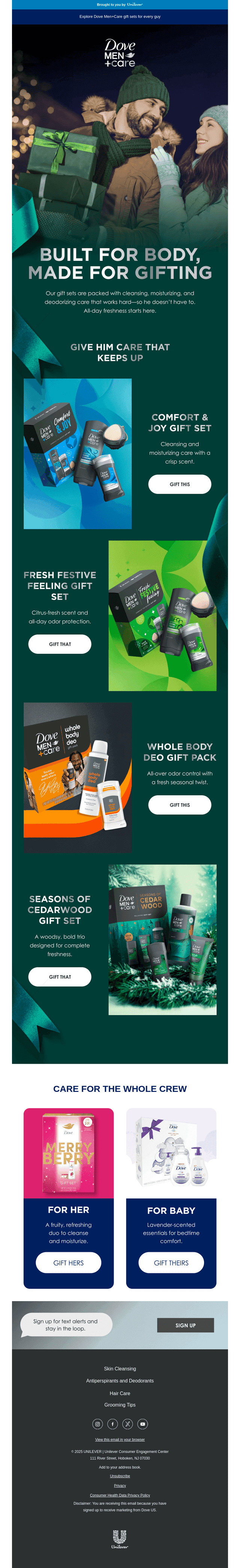 🎁 Gift sets built to keep him fresh and confident