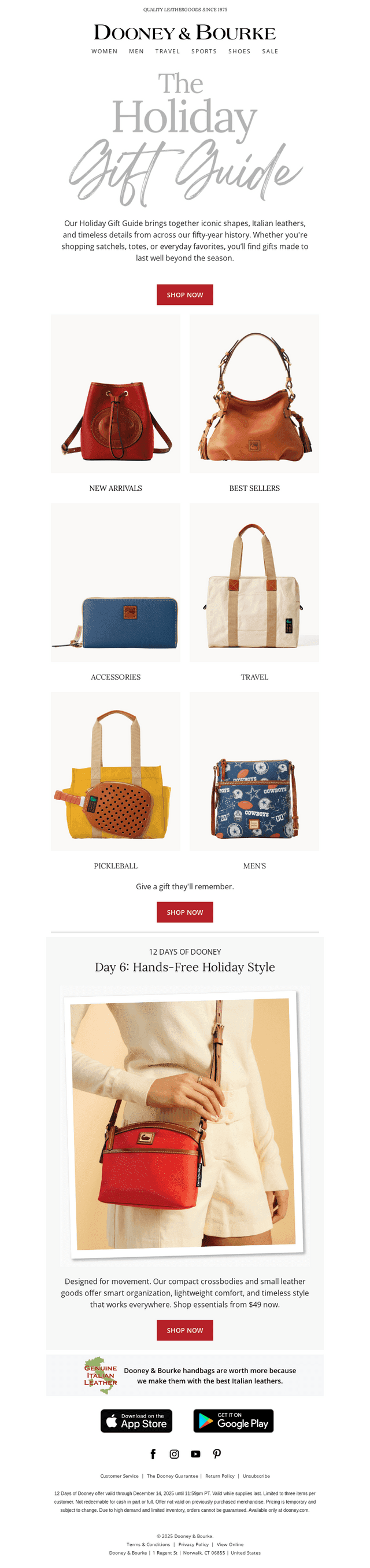 Dooney & Bourke email from Tue, Dec 9, 2025