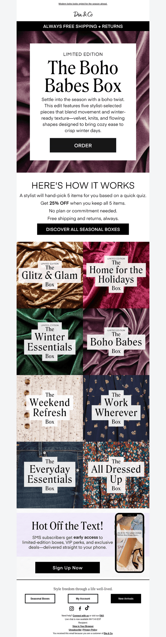 RE: Boho is Back by Popular Demand!