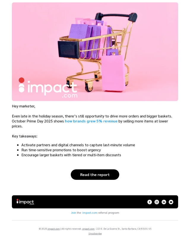 impact.com email from Tue, Dec 9, 2025