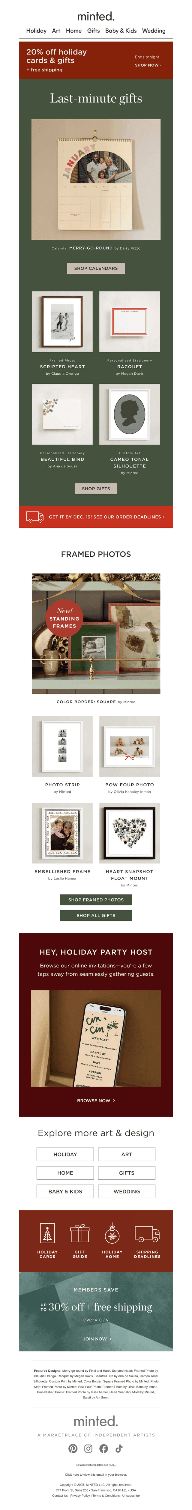 20% off gifts