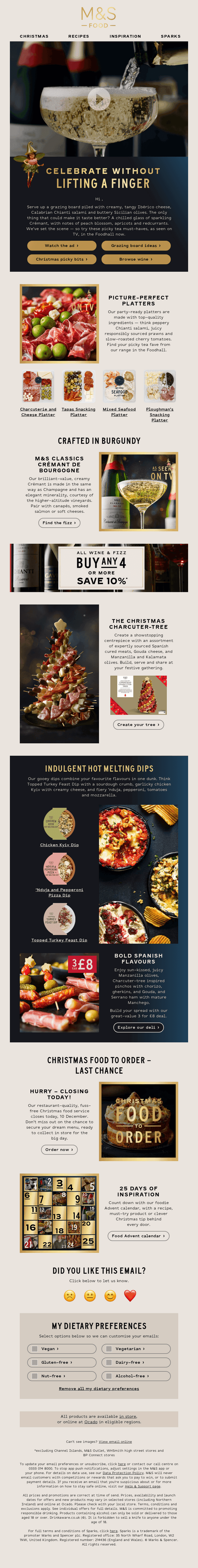 The ultimate picky bits and fizz