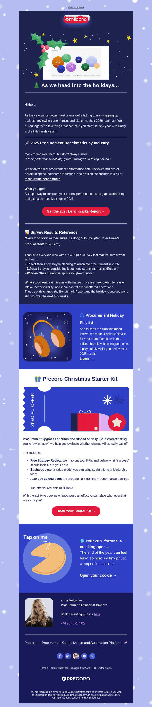Unwrap the 2025 Procurement Benchmarks + Your 2026 Starter Kit!