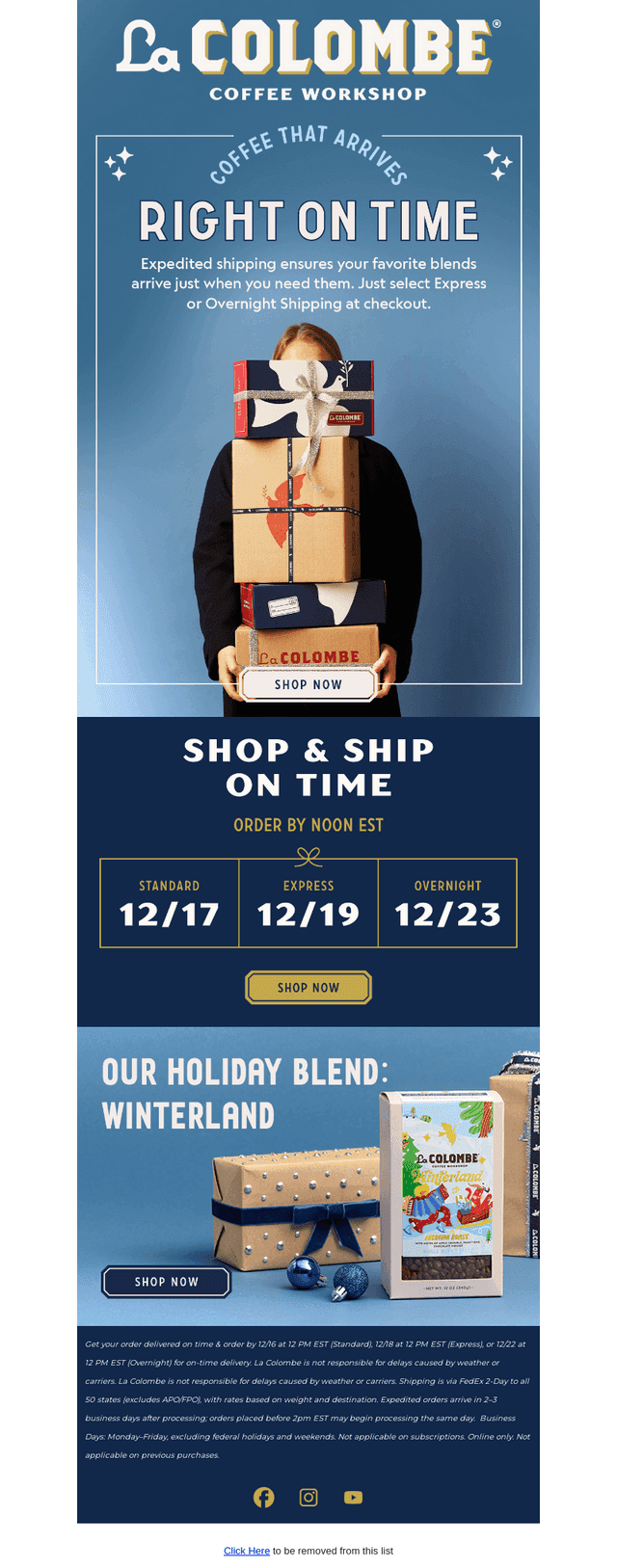 Quick Shipping on Holiday Sips☕🚚
