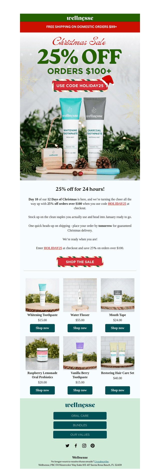 Last-minute? Take 25% off