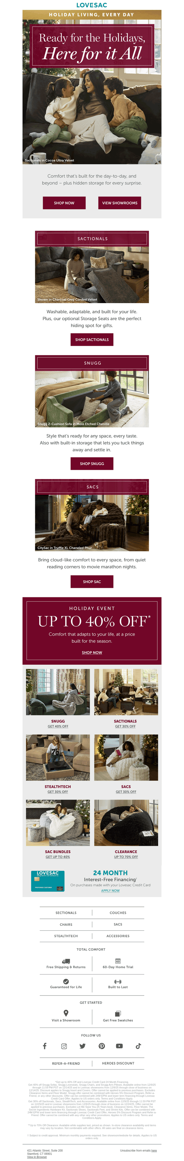 Comfort Built for Gifting, Gathering, and Napping.
